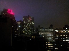 New Yorker Night- half clear view